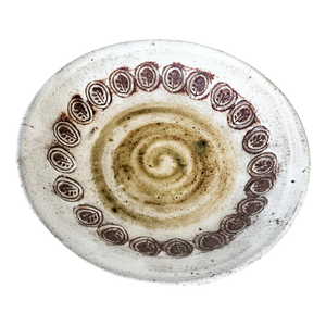 Mid-Century French Decorative Ceramic Dish attributed to Albert Thiry, 1960s