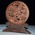 Antique Miniature Round Wooden Screen, Pierced Carving of Mythical Beast For Sale In Los Angeles - Image 6 of 8