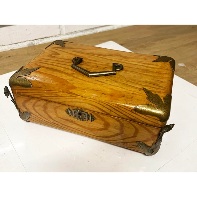 Mid 19th Century Vintage Decorative Wooden Box For Sale - Image 5 of 10