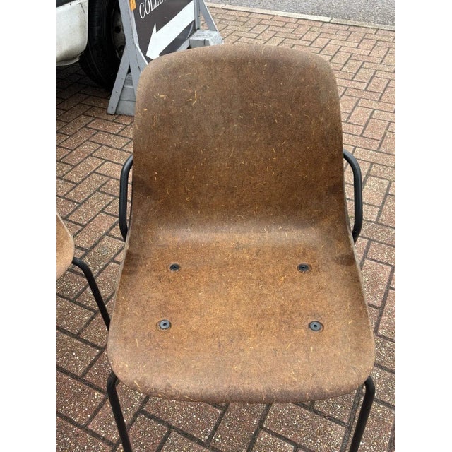 Stacking Hemp Chairs from Vepa, Set of 4 For Sale - Image 9 of 14