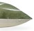 Graffito Linen Pillow Cover in Fern Green For Sale - Image 4 of 4