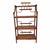 Vintage Petite Pagoda Rattan and Seagrass Bookcase Etagere For Sale - Image 4 of 10
