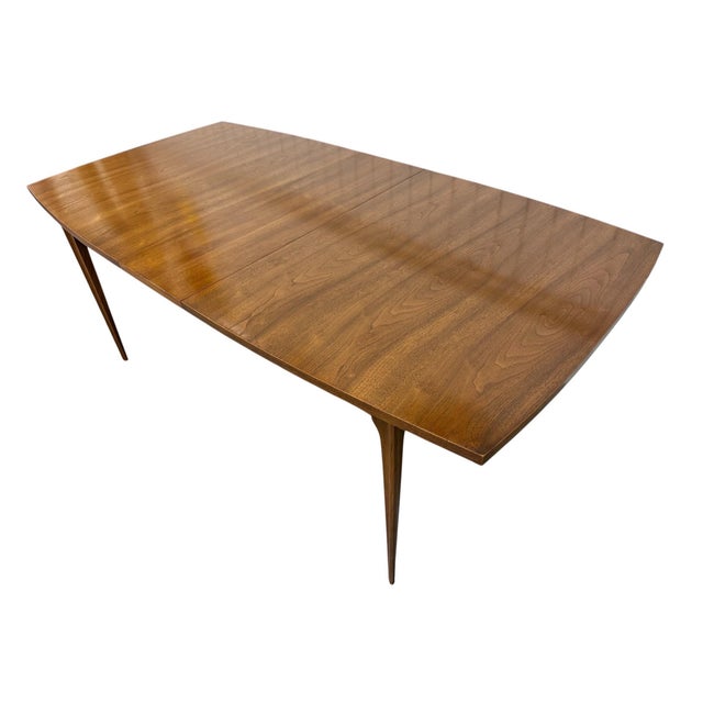 1960s Mid-Century Modern Broyhill Brasilia Walnut Dining Table For Sale - Image 5 of 9