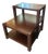 1970s Nichols & Stone Departures Collection Two Tiered Mission Style Side Table For Sale