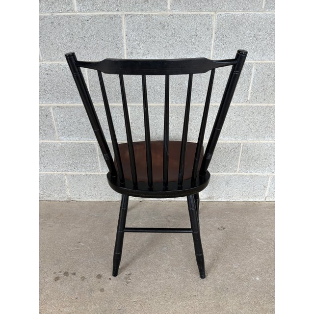 Hitchcock Black Harvest Stick Back 440 Maple & Pine Side Chair For Sale In Philadelphia - Image 6 of 8