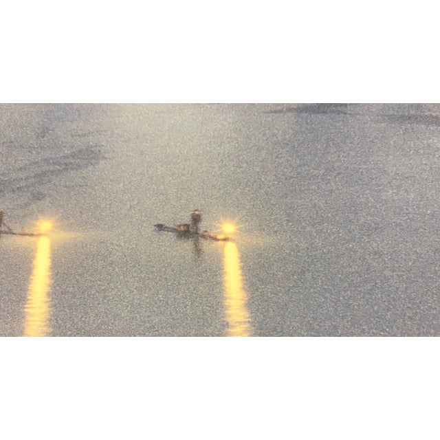 Late 20th Century Large 32" Keith 'Guo Ji' Liang Photograph "Fishing at Night" Signed Limited Edition 7/200 Chinese Photography For Sale - Image 4 of 10