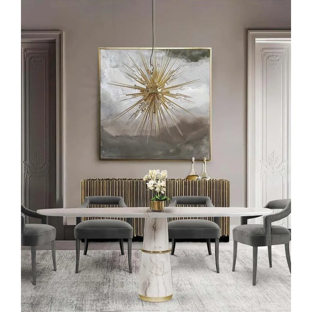 Modern Art Ceiling Chandelier For Sale - Image 6 of 7