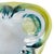 Vintage mid-century Bohemian glass bowl in blue and green from the 1960s. This mid-century Modern Bohemia Czech Design Art...