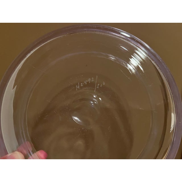 Early 19th Century Antique 19th Century American Free Form Blown Glass Bowl With Rolled Lip and Polished Pontil For Sale - Image 5 of 17
