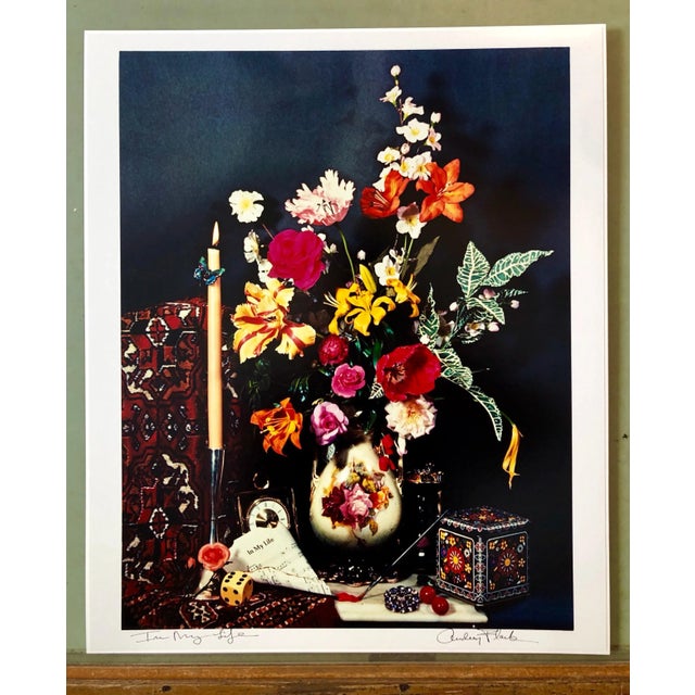 Drawing/Sketching Materials Audrey Flack, Pop Art Vintage Color Photograph Dye Transfer Print "In My Life" Audrey Flack 1984 For Sale - Image 7 of 11