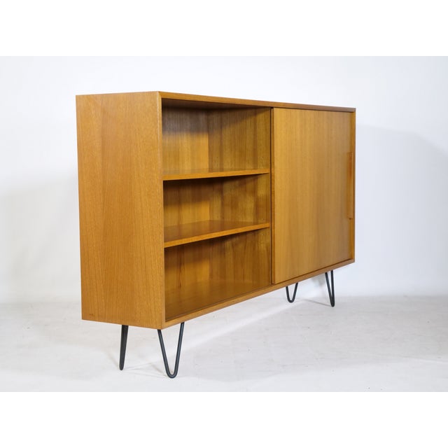 WK Möbel Teak Sliding Door Sideboard from WK Möbel, 1960s For Sale - Image 4 of 13