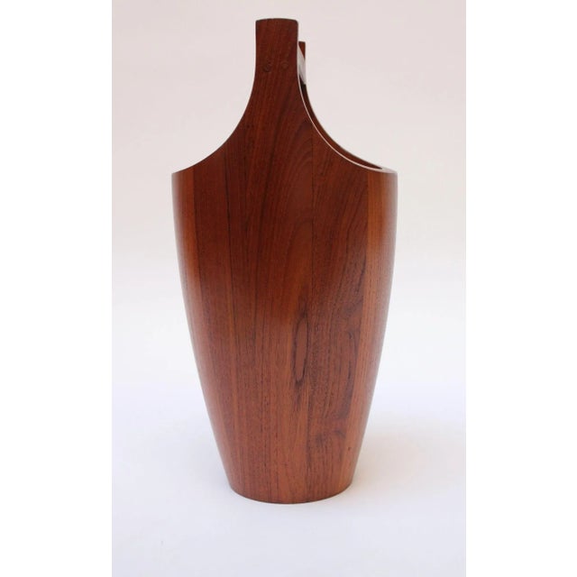 Jens Quistgaard for Dansk Denmark Teak Ice Bucket For Sale In New York - Image 6 of 13