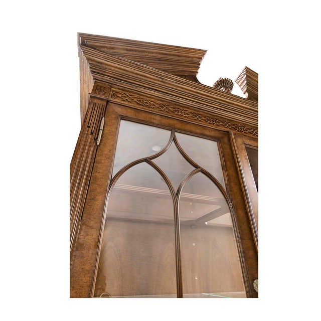 English Walnut Bookcase For Sale - Image 13 of 13