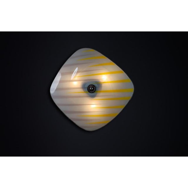 Mid-Century No56 Glass Hanging Wall Light, 1958 For Sale - Image 4 of 10