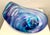 Purple David Lindsey “Signature Series” Large Studio Art Glass Vessel Sculpture, 1998 For Sale - Image 8 of 12