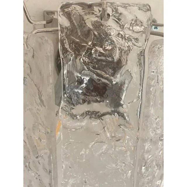 Hammered Strips Listelli Murano Glass Wall Sconce by Simoeng For Sale - Image 10 of 12
