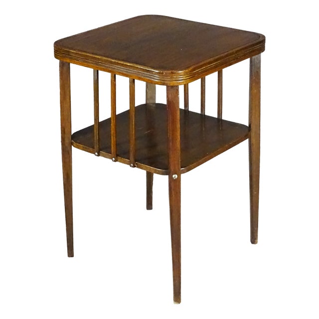 Vintage Coffee Table by Gustav Siegel for Gebrüder Thonet, 1905 For Sale