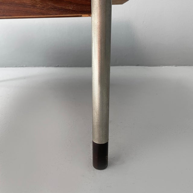 Mid-Century Modern Italian Coffee Table in Wood and Metal, 1960s For Sale - Image 10 of 14