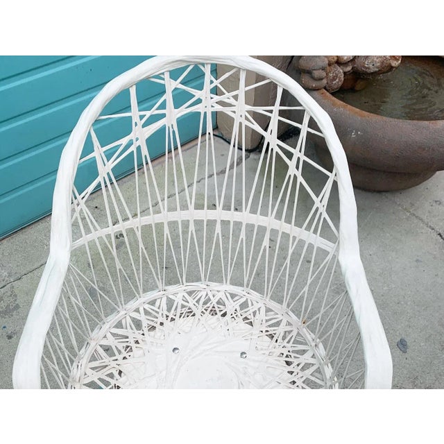 Russell Woodard Mid Century Modern Russell Woodard Spun Fiberglass Cream Dining Set - 3 Pieces For Sale - Image 4 of 6