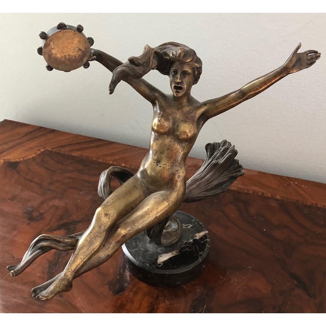 Jean Garnier (1853-1910) Art Nouveau Bronze Sculpture C.1890s For Sale In San Francisco - Image 6 of 6