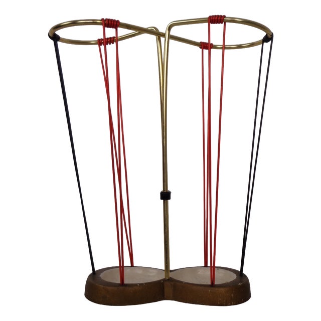 Mid-Century Modern String Umbrella Stand, Germany, 1950s For Sale