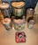 Collection of Antiques Tole Containers For Sale - Image 11 of 16