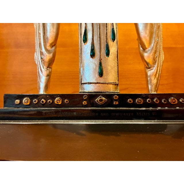 Art Deco Erté 'Byzantine' Signed Bronze - Low Edition #35 - 1987 For Sale - Image 3 of 8