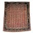 Vintage Malayer Area Rug, Hand-Knotted Wool, Allover Paisley Pattern, Red & Navy, 3x3 For Sale