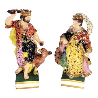 Bloor Period Jupiter and Juno Figures from Royal Crown Derby, 1830s, Set of 2 For Sale