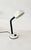 Vintage White Metal Gooseneck Desk Lamp For Sale - Image 4 of 5