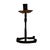 Spanish Revival Vintage Hand-Forged Wrought Iron Horseshoe Candlestick For Sale - Image 3 of 6