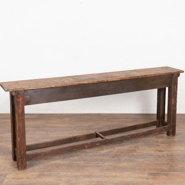Late 19th Century Rustic Narrow Console Table For Sale - Image 14 of 14