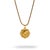 Queen Nefertiti Medallion Gold Necklace For Sale - Image 9 of 9