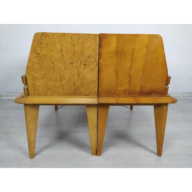 Pink Vintage Chevets, 1950s, Set of 2 For Sale - Image 8 of 16