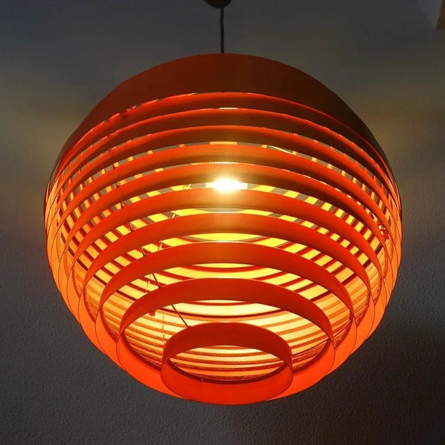 Dynamic Model Pendant Lamp by Wilhelm Vest for Vest Leuchten, 1969 For Sale - Image 12 of 17