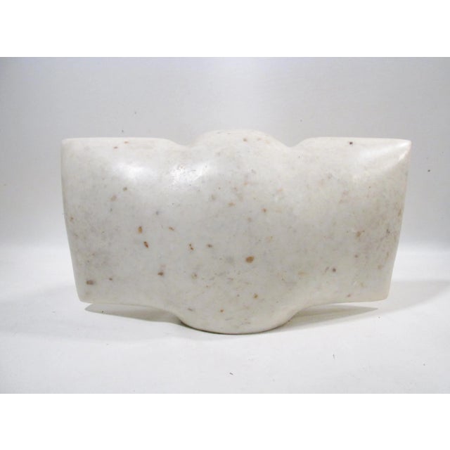 1970s Masatoyo Kishi Cast Stone Abstract Bird Owl Sculpture For Sale - Image 4 of 10