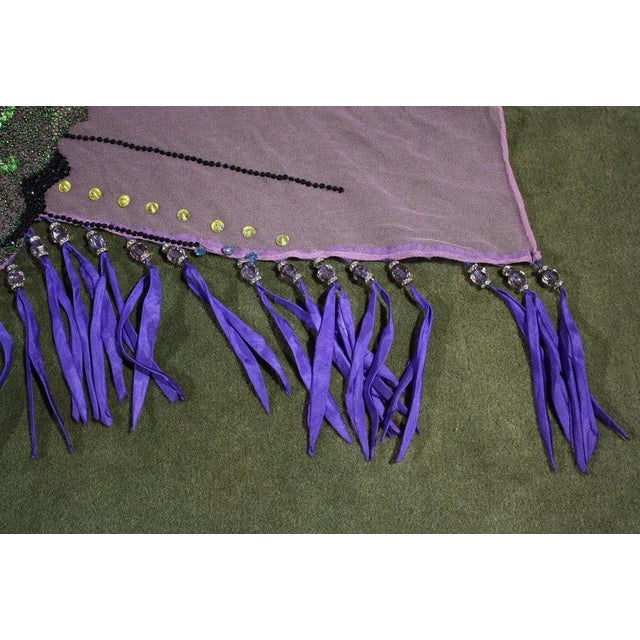 Versace Late 20th Century Vintage Versace Beaded Hanging Textile Art For Sale - Image 4 of 11