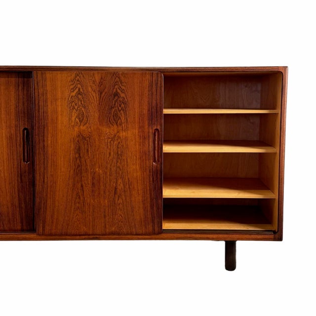 Vintage Danish Rosewood Sideboard For Sale - Image 4 of 7