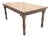 James + James Solid Knotty Alder Farmhouse Dining Table With Turned Legs, Harvest Wheat For Sale