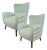 Pair of Mid-Century Modern Lounge Chairs Newly Upholstered in Designer Fabrics For Sale