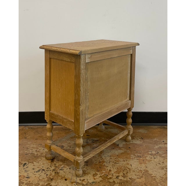 1970s Diminutive Oak Cabinet in Manner of Henning Kjaernulf For Sale - Image 14 of 17