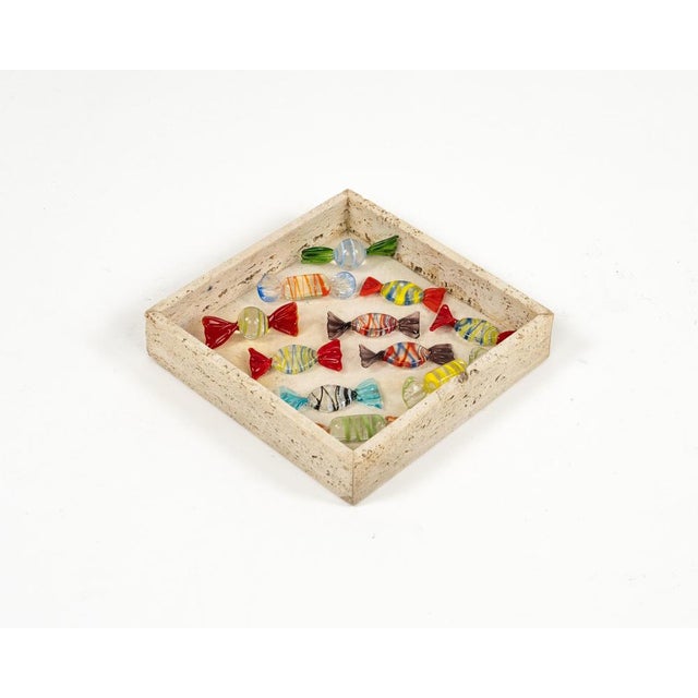 Midcentury Modern Travertine Rectangular Box, 1970s For Sale - Image 11 of 18