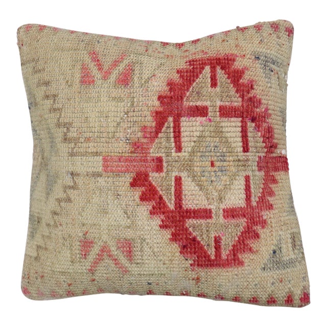 Vintage Turkish Anatolian Rug Pillow For Sale