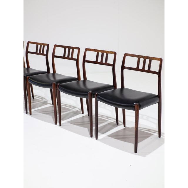 Model 79 Chairs in Rosewood by Niels Otto Møller for J.L. Møllers, 1960s, Set of 6 For Sale - Image 18 of 18