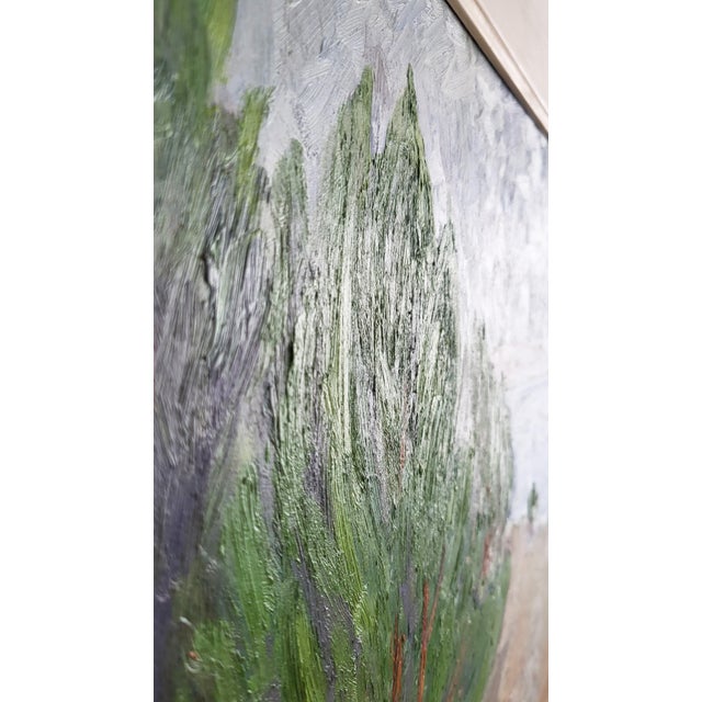 Adriatic Coastal Landscape, 1960s, Oil Painting on Canvas, Framed For Sale - Image 13 of 16