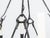 1900s Spanish Colonial 12-Light Iron Chandelier with Ring and Dark Patina For Sale - Image 4 of 12