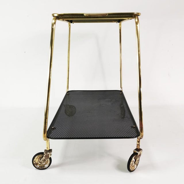 1950s Art Deco Bar Trolley, Denmark, 1950s For Sale - Image 5 of 14