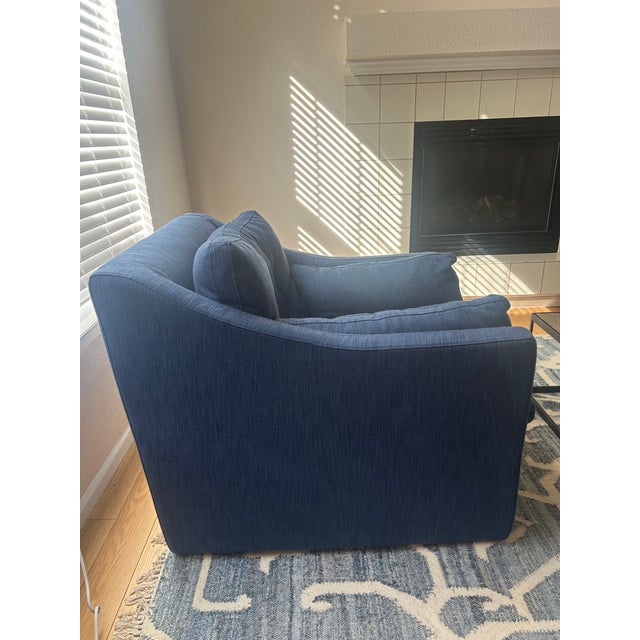 Beautiful Restoration Hardware Cloud Slope Arm Chair. Ultimate in comfort with plush feather blend cushions. Features...