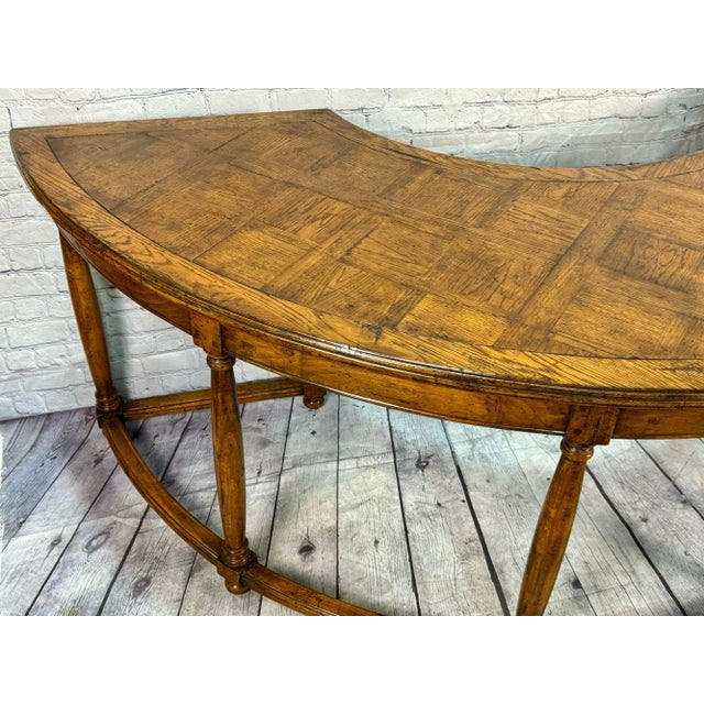 Guy Chaddock Westbourne Collection Demilune Writing Desk For Sale - Image 4 of 12