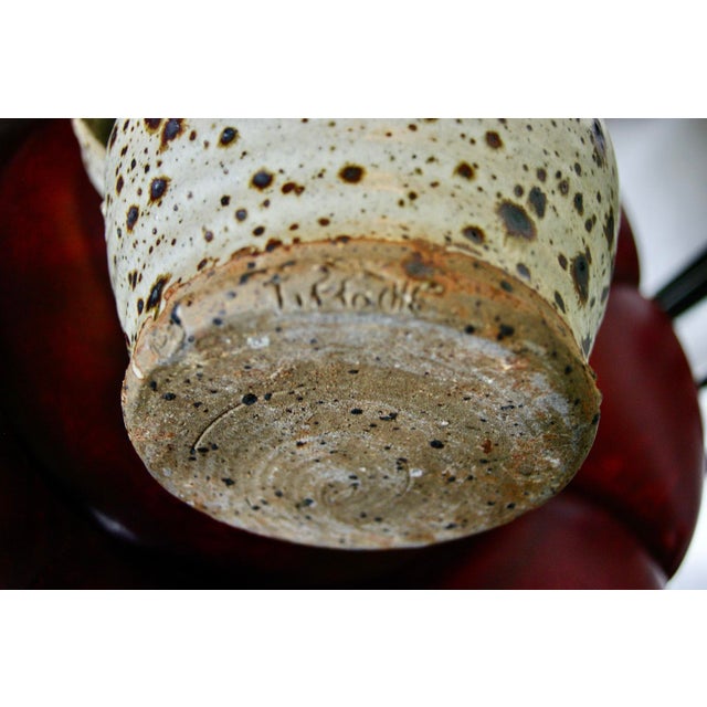 Pyrite Stoneware Ceramic by Gustave Tiffoche, 1970s For Sale - Image 6 of 10